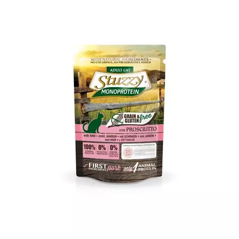 STUZZY CAT Monoprotein Getreide & Glutenfreier Schinken 85 gr.