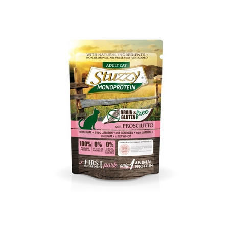 STUZZY CAT Monoprotein Grain & Gluten Free Prosciutto 85 gr. - 