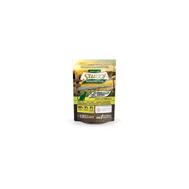 STUZZY CAT Monoprotein Grain et Gluten Free Veau frais 85 g. STUZZY CAT Monoprotein Grain et Gluten Free Veau frais 85 g.
