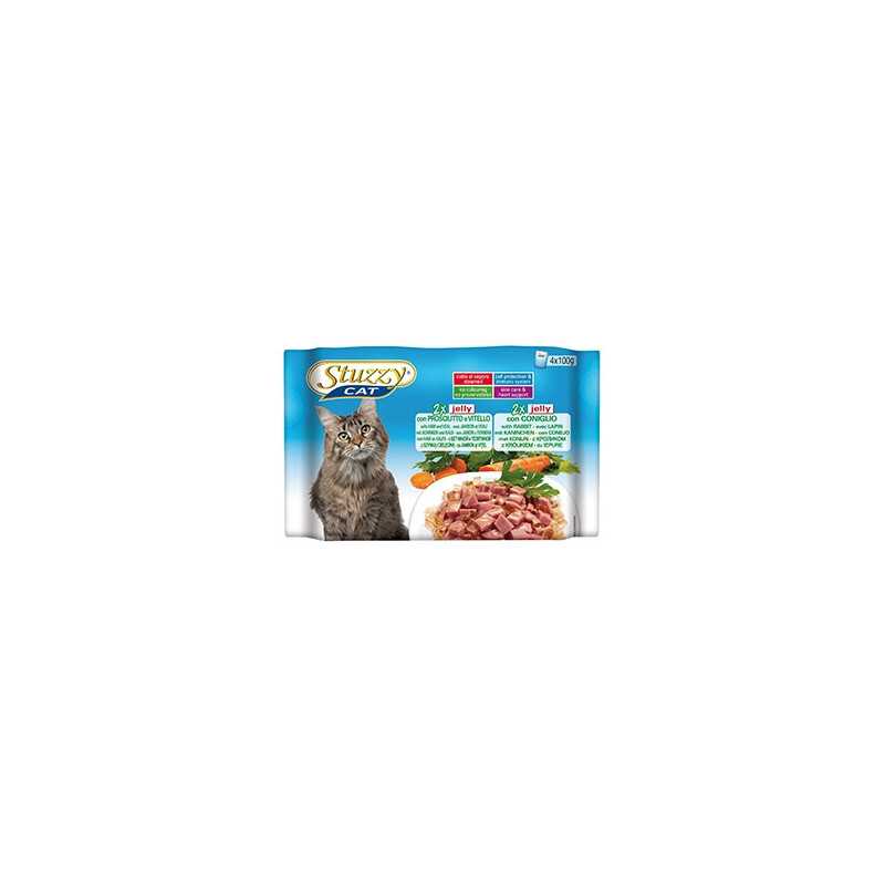 STUZZY CAT Jambon avec Bœuf (4 boîtes 100 g.) STUZZY CAT Jambon avec Bœuf (4 boîtes 100 g.)