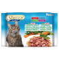 STUZZY CAT Jambon avec Bœuf (4 boîtes 100 g.)