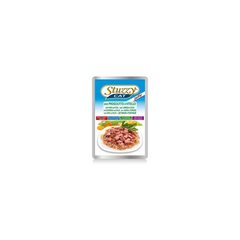STUZZY CAT Jambon et Veau en gelée 100 g. STUZZY CAT Jambon et Veau en gelée 100 g.