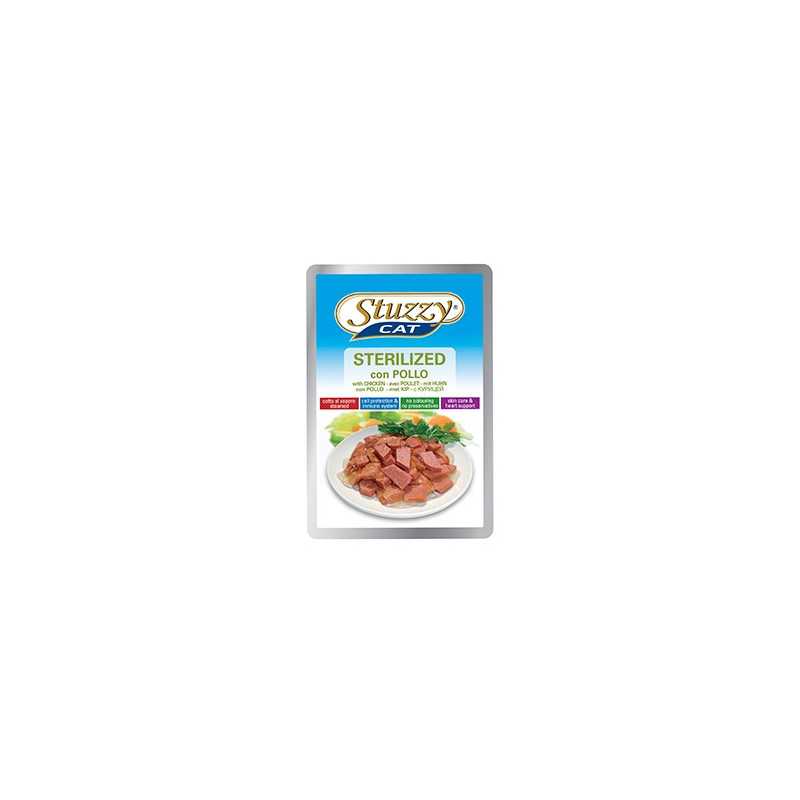 STUZZY CAT Sterilized avec Poulet 100 g. STUZZY CAT Sterilized avec Poulet 100 g.