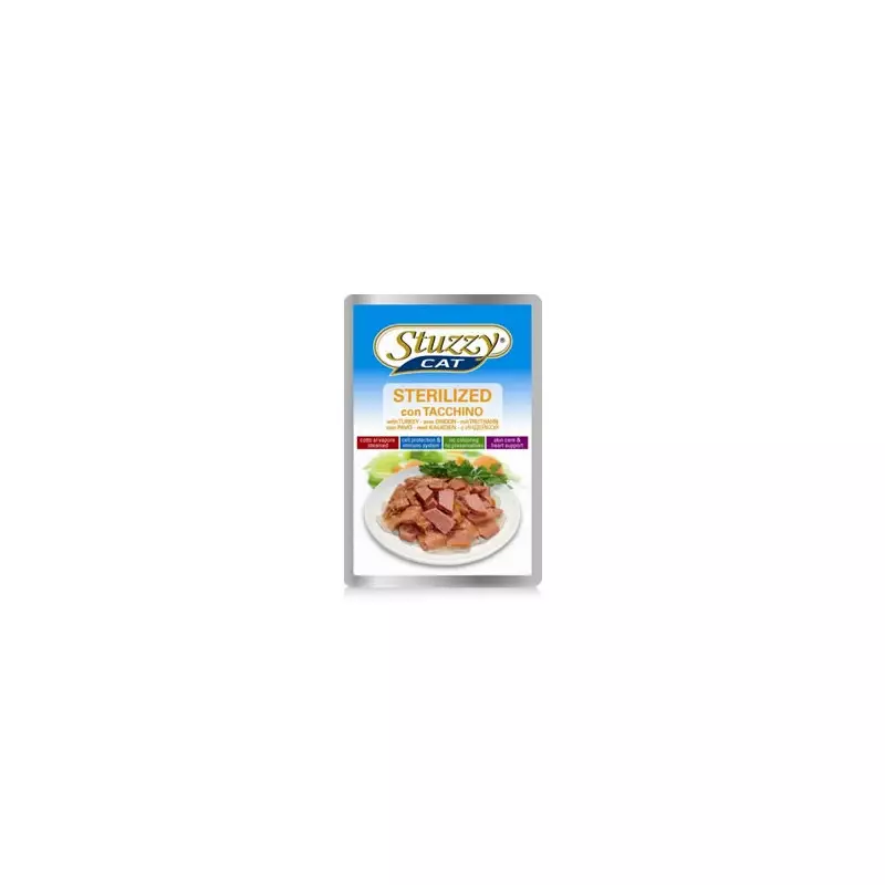 STUZZY CAT Sterilisiert mit Pute 100 gr. STUZZY CAT Sterilisiert mit Pute 100 gr.
