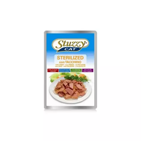 STUZZY CAT Sterilisiert mit Pute 100 gr.