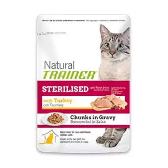 TRAINER Natural Adult Sterilised Truthahn Bocconcini 85 gr.