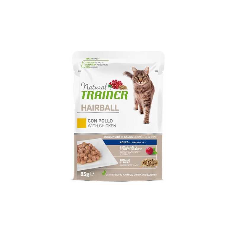 TRAINER Natural Hairball Adult avec Poulet 85 g. TRAINER Natural Hairball Adult avec Poulet 85 g.
