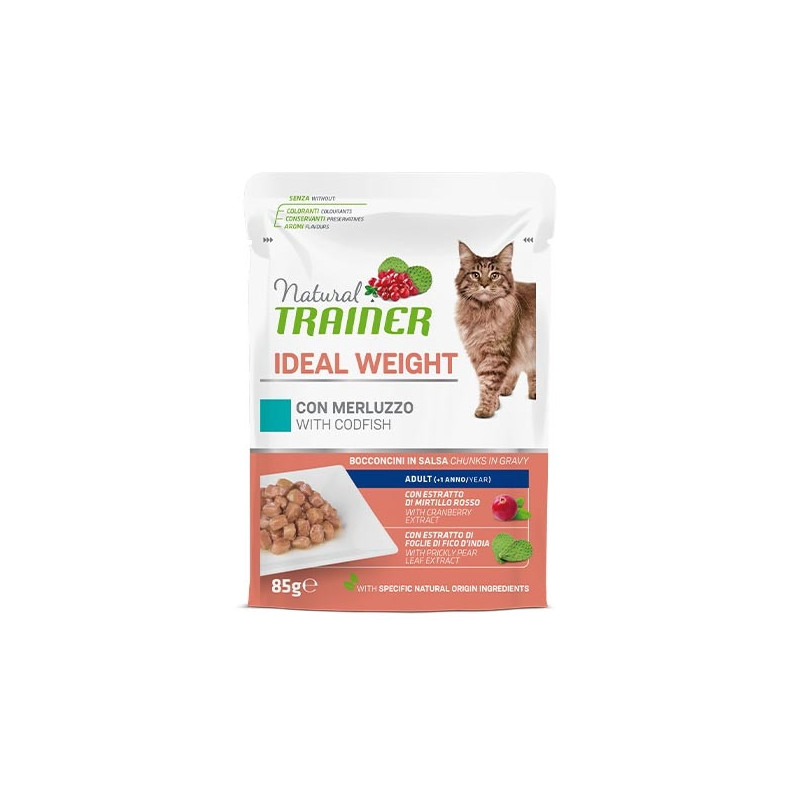 TRAINER Natural Idea Weight Adult con Merluzzo 85 gr.