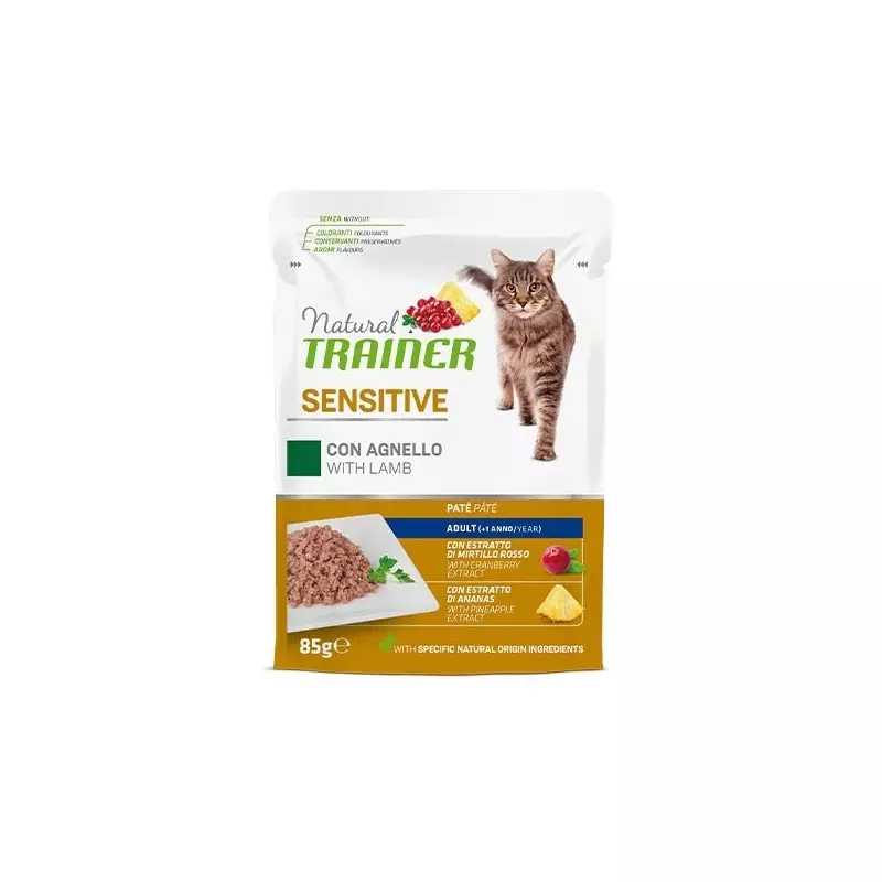 TRAINER Natural Sensitive Adult with Lamb 85 gr. TRAINER Natural Sensitive Adult with Lamb 85 gr.