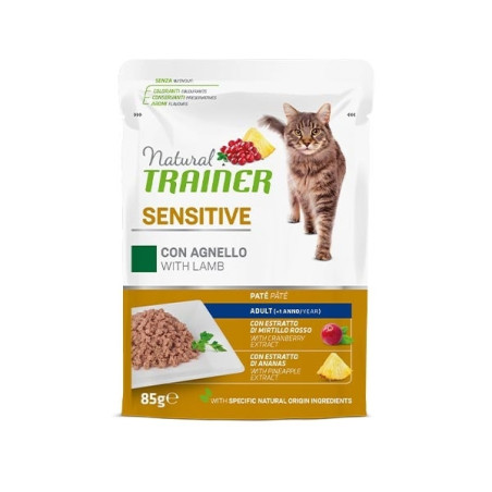 TRAINER Natural Sensitive Adult con Agnello 85 gr. - 