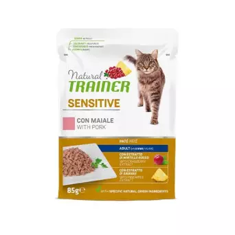 TRAINER Natural Sensitive Adult mit Schweinefleisch 85 gr.