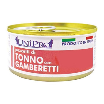 UNIPRO Pezzetti di Tonno Gamberetti 85 gr. - 