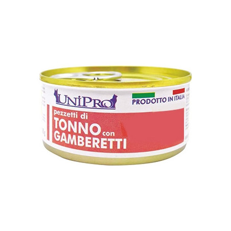 UNIPRO Pezzetti di Tonno Gamberetti 85 gr. - 