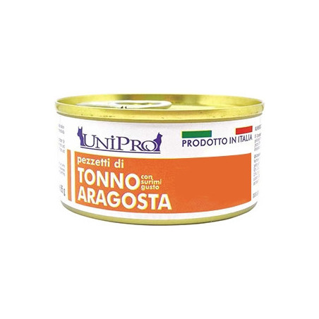 UNIPRO Pezzetti di Tonno con Surimi Gusto Aragosta 85 gr. - 