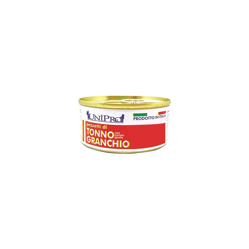 UNIPRO Pieces of Tuna with Surimi Crab Taste 85 gr.