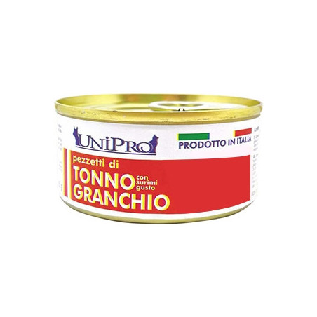 UNIPRO Pezzetti di Tonno con Surimi Gusto Granchio 85 gr. - 