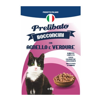 UNIPRO Prelibato Bocconcini con Agnello e Verdure 85 gr. - 