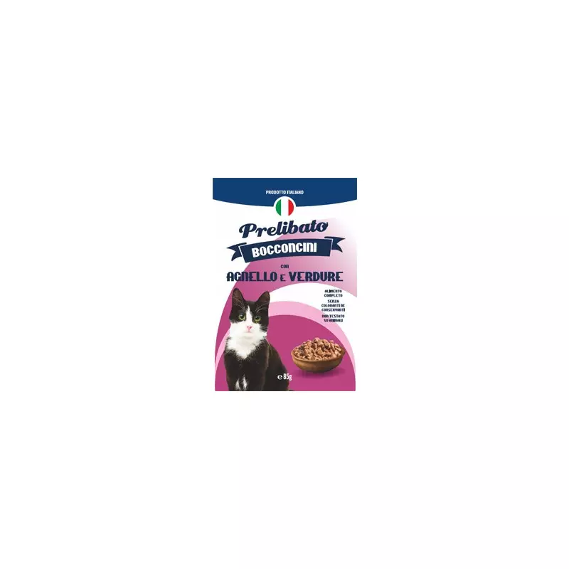 UNIPRO Bocconcini mit Lamm und Gemüse 85 gr. UNIPRO Bocconcini mit Lamm und Gemüse 85 gr.