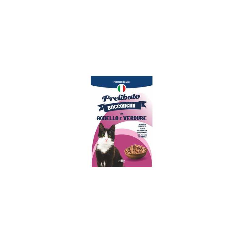 UNIPRO Prelibato Bocconcini avec Agneau et Légumes 85 g. UNIPRO Prelibato Bocconcini avec Agneau et Légumes 85 g.