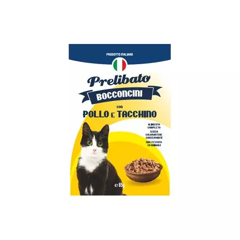 UNIPRO Prelibato Bocconcini con Pollo e Tacchino 85 gr. - 