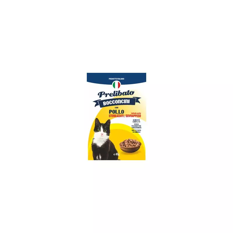 UNIPRO Delicious Chunks mit Huhn für Sterilisierte und Übergewichtige 85 gr. UNIPRO Delicious Chunks mit Huhn für Sterilisierte und Übergewichtige 85 gr.