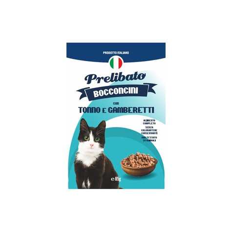 UNIPRO Prelibato Bocconcini con Tonno e Gamberetti 85 gr. - 