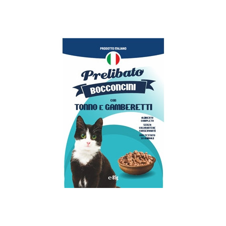 UNIPRO Prelibato Bocconcini con Tonno e Gamberetti 85 gr. - 