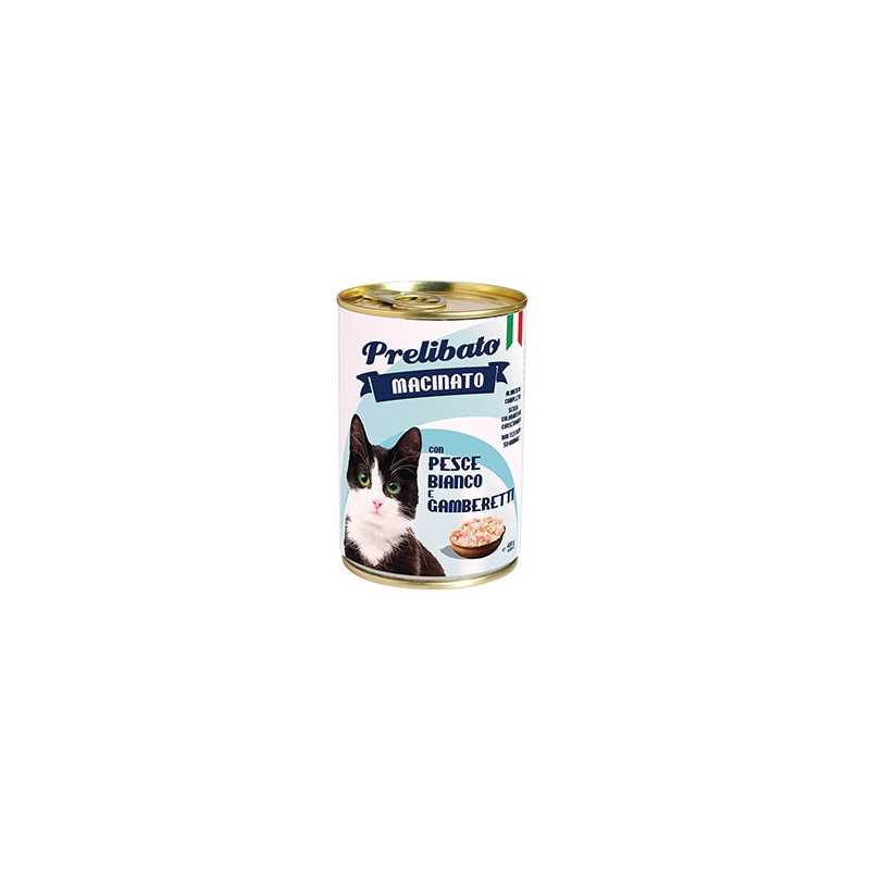 UNIPRO Prelibato Macinato avec Poisson Blanc et Crevettes 400 g.