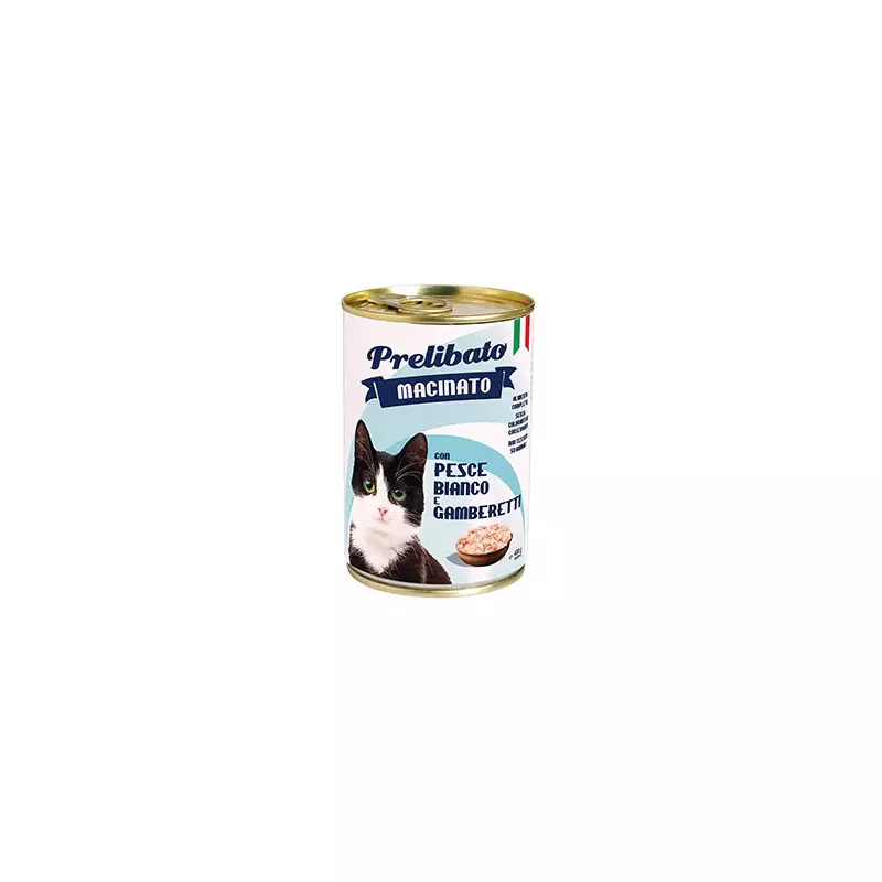 UNIPRO Prelibato Macinato con Pesce Bianco e Gamberetti 400 gr.