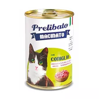 UNIPRO Delicious gemahlenes Kaninchen für sterilisierte oder übergewichtige Katzen 400 gr.