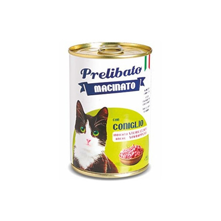 UNIPRO Prelibato Macinato Coniglio per Gatti Sterilizzati o in Sovrappeso 400 gr. - 