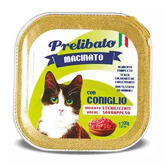 UNIPRO Delicious Ground Rabbit for Sterilized or Overweight Cats 100 gr.