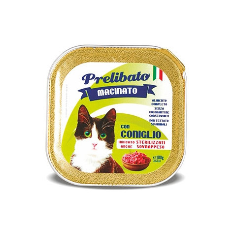 UNIPRO Delicious Ground Rabbit for Sterilized or Overweight Cats 100 gr.