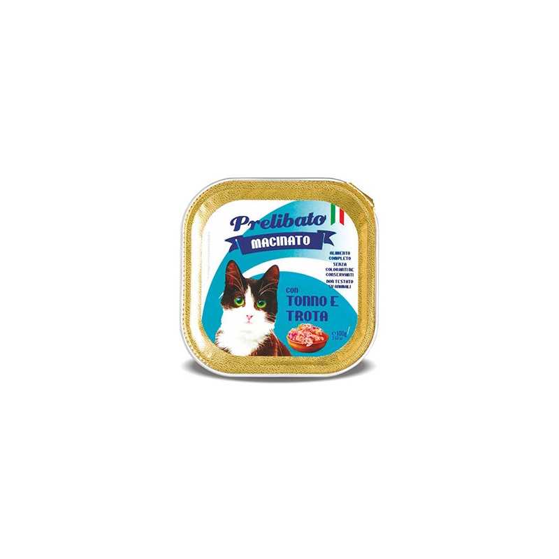 UNIPRO Prelibato Macinato Thon et Truite 100 g. UNIPRO Prelibato Macinato Thon et Truite 100 g.