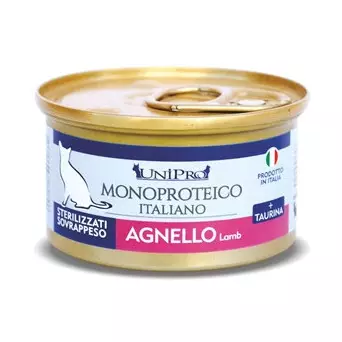 UNIPRO Unicamente Agnello Sterilizzati o Sovrappeso 85 gr. - 