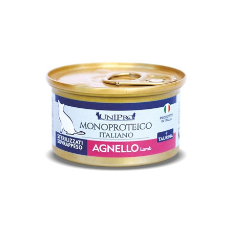 UNIPRO Unicamente Agnello Sterilizzati o Sovrappeso 85 gr. - 