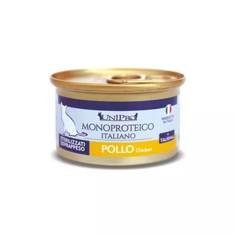 UNIPRO Unicamente Pollo Sterilizzati o Sovrappeso 85 gr. - 