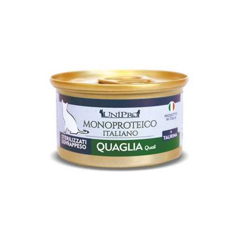 UNIPRO Unicamente Caille Stérilisés o en surpoids 85 g.