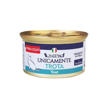 UNIPRO Unicamente Trota Sterilizzati o Sovrappeso 85 gr. - 