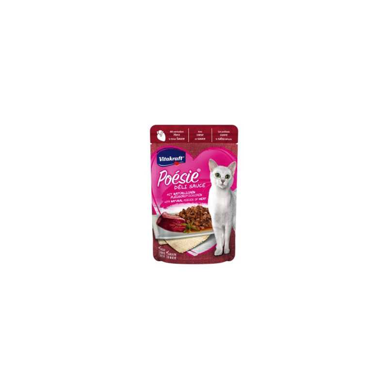 VITAKRAFT Poèsie Deli Sauce avec Cuore 85 g.