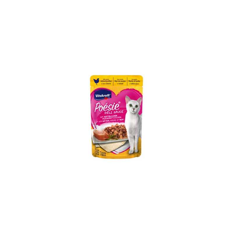 VITAKRAFT Poèsie Deli Sauce avec Filet de Poulet 85 g.