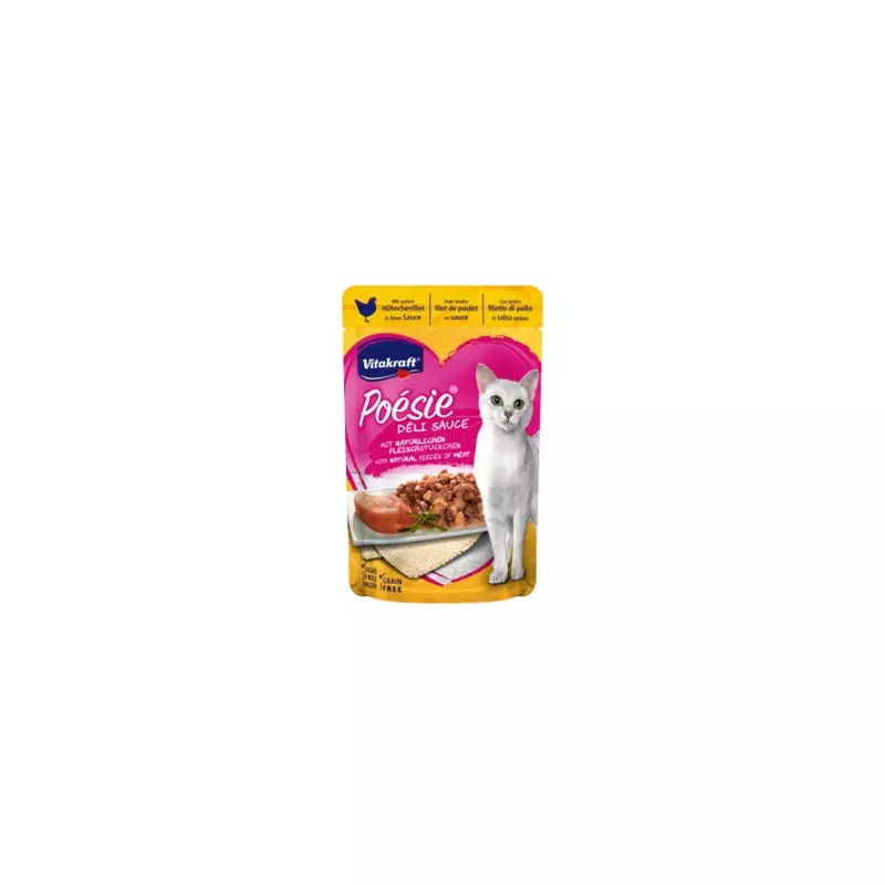 VITAKRAFT Poèsie Deli Sauce with Chicken Fillet 85 gr. VITAKRAFT Poèsie Deli Sauce with Chicken Fillet 85 gr.