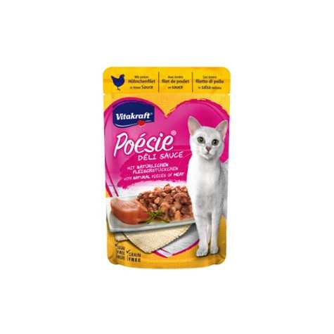 VITAKRAFT Poèsie Deli Sauce avec Filet de Poulet 85 g.