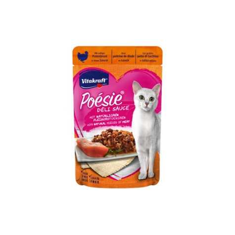VITAKRAFT Poèsie Deli Sauce avec Petto di Dinde 85 g.
