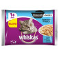 WHISKAS Straccetti en gelée Selezione Poisson (12 sachets 85 g.)