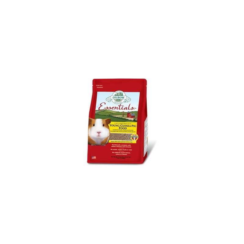 OXBOW ANIMAL HEALTH Essentials Young Guinea Pig Food 2.27 kg. OXBOW ANIMAL HEALTH Essentials Young Guinea Pig Food 2.27 kg.