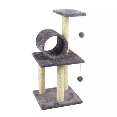 TIRAGRAFFI 2 PIANI CON TUNNEL E PALLINE (35X35X80) -