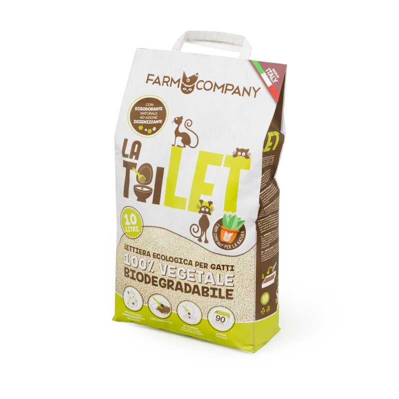 LETTIERA VEGETALE BIODEGRADABILE LA TOILET LETTIERA VEGETALE BIODEGRADABILE LA TOILET