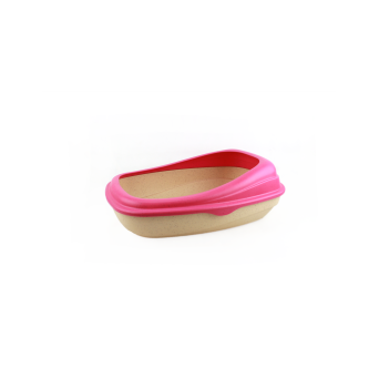 TOILETTE CON BORDO /Colore: Rosa Misura: 51 x 40 x 17 cm -