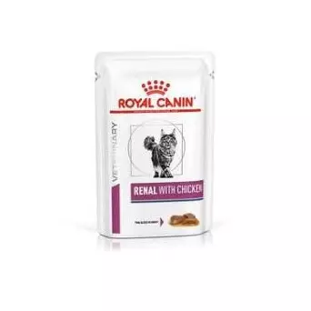 royal canin renal gatto pollo 12 x 85 gr umido - 